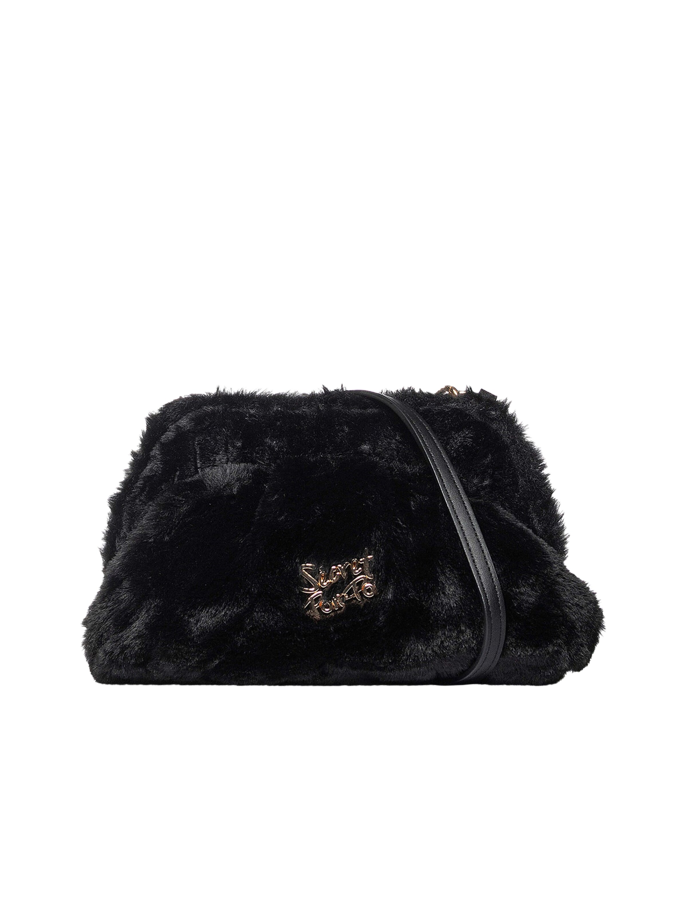 Secret Pon Pon - Clutches 'Maragaret' em preto: frente