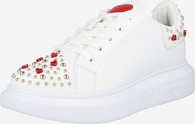 Love Moschino Zapatillas deportivas bajas en rojo / blanco, Vista del producto