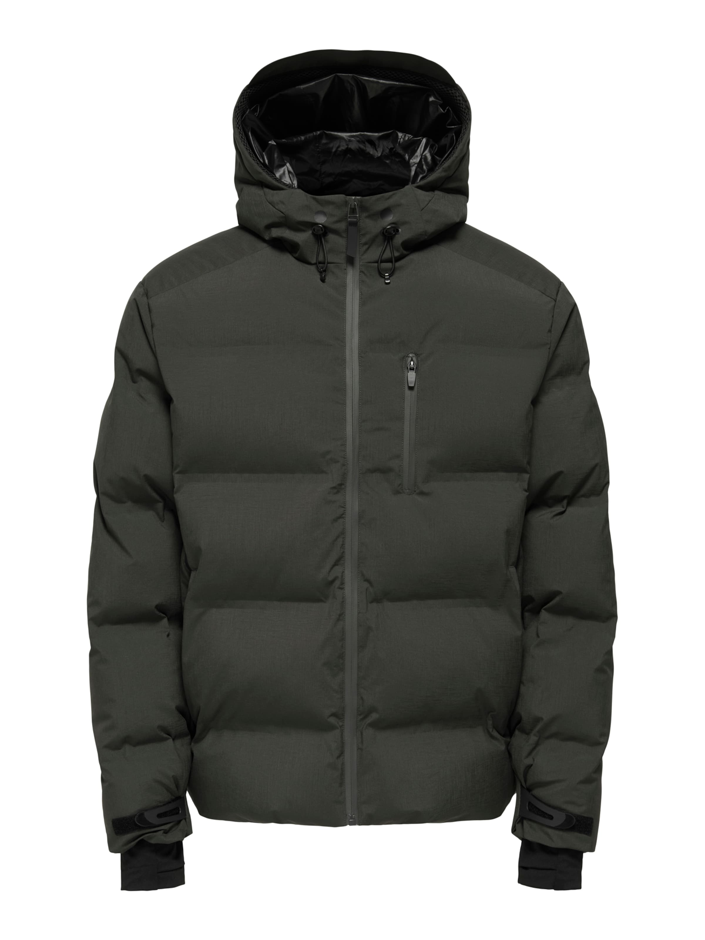 Only & Sons Зимно яке 'ONSMATHIS' в сиво: отпред