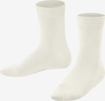 FALKE Socks 'Family' in White: front