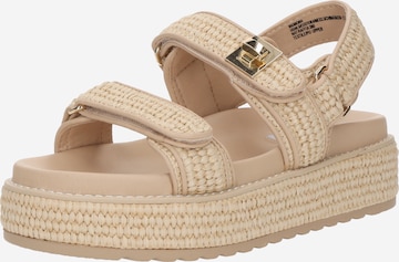 Sandales 'Bigmona' STEVE MADDEN en beige : devant