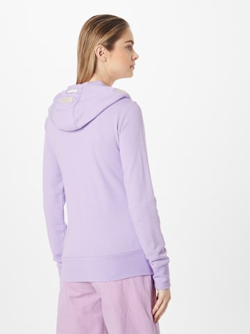 Ragwear Zip-Up Hoodie 'PAYA' in Purple