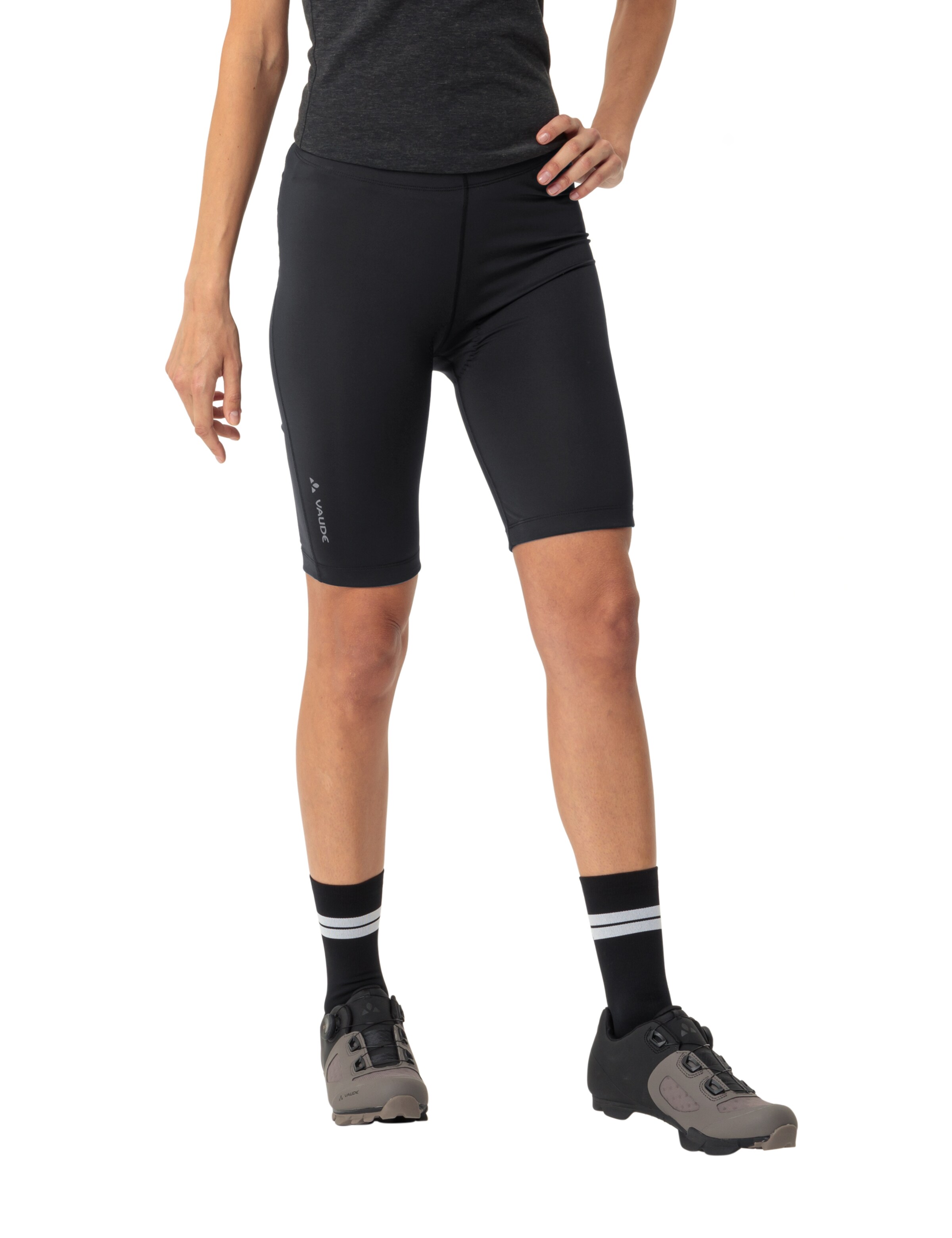 VAUDE Skinny Sportbroek 'Matera II' in Zwart: voorkant