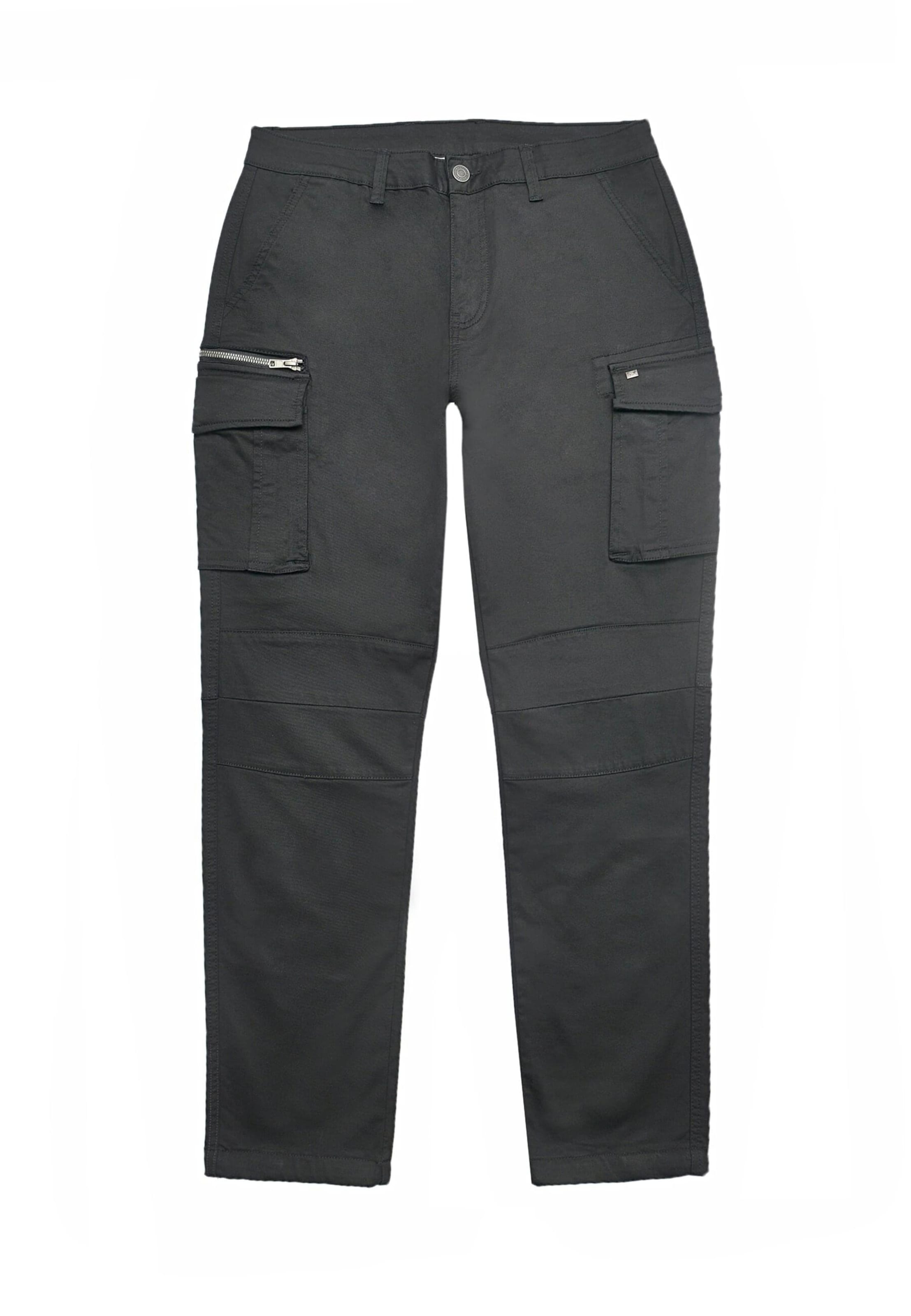883Police Regular Cargo trousers 'Newton' in Black: front