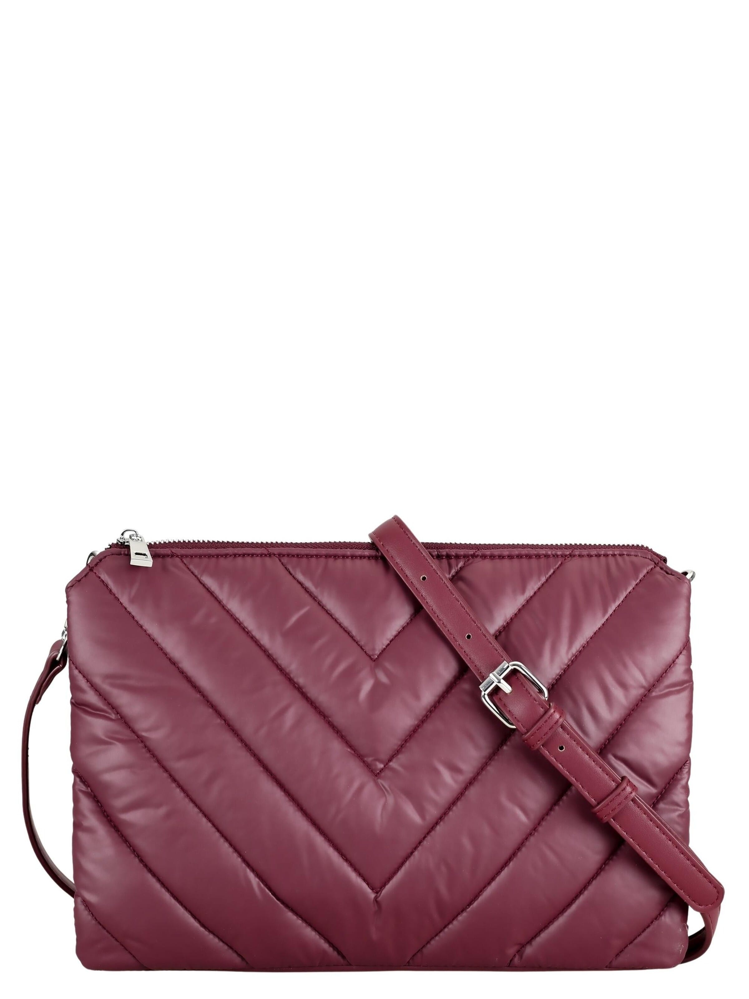 COLLEZIONE ALESSANDRO Crossbody Bag 'Vino' in Red: front
