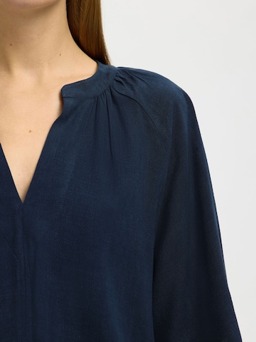 Chemisier SELECTED en bleu