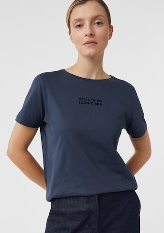 COMMA Shirt in Blauw: voorkant