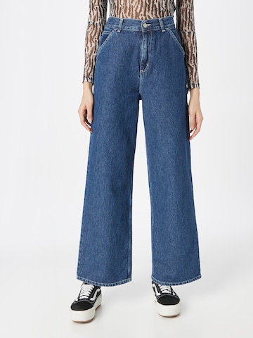 Carhartt WIP Wide Leg Jeans in Blau: predná strana