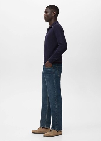 MANGO MAN Pullover 'Tenp' in Blau