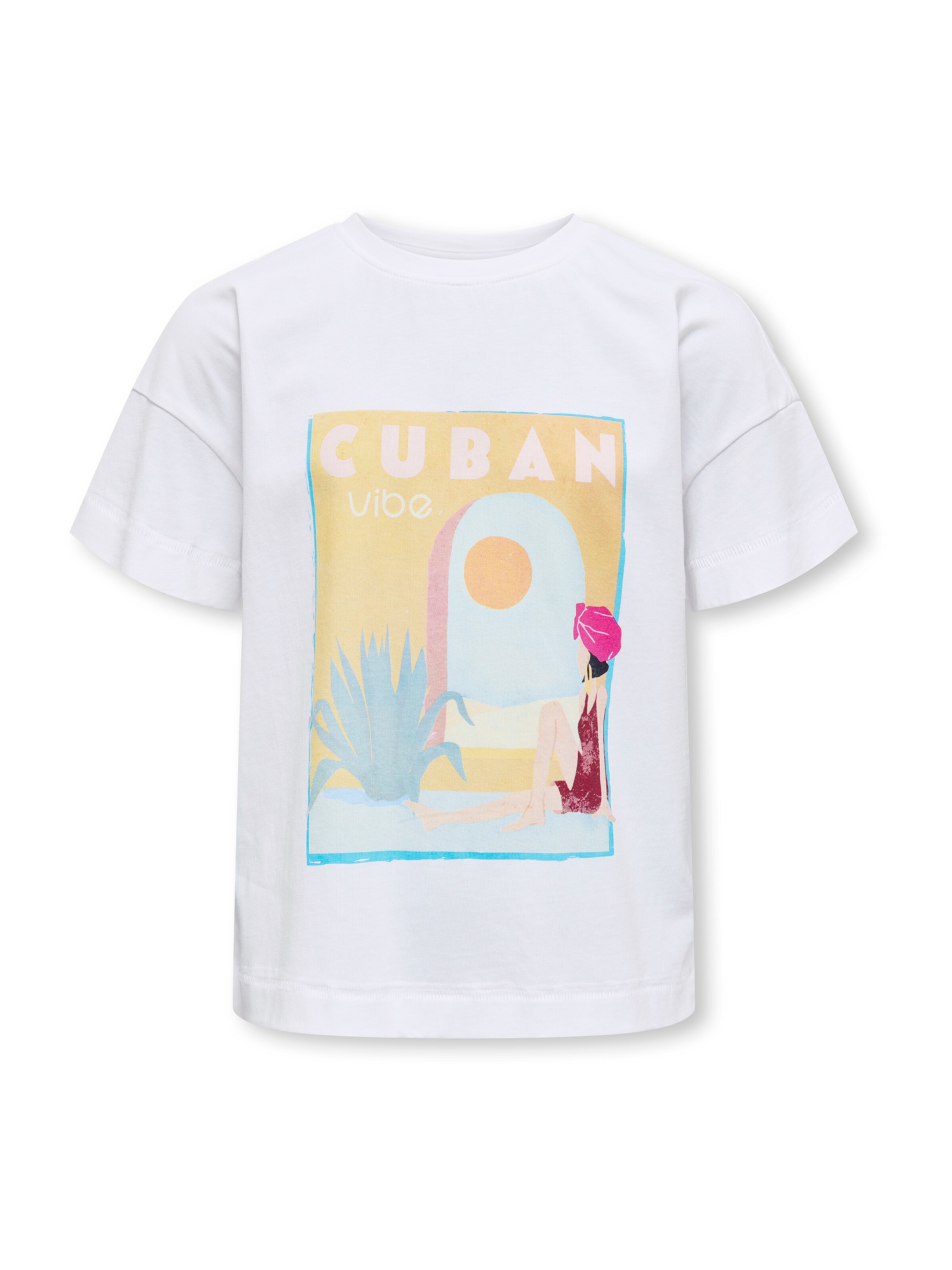 ONLY GIRLS Bluser & t-shirts 'KOGVega' i hvid: forside