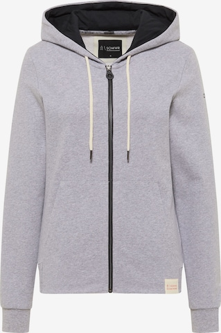 SOMWR Sweatjacke 'ELEVATE' (GOTS) in Grau: predná strana