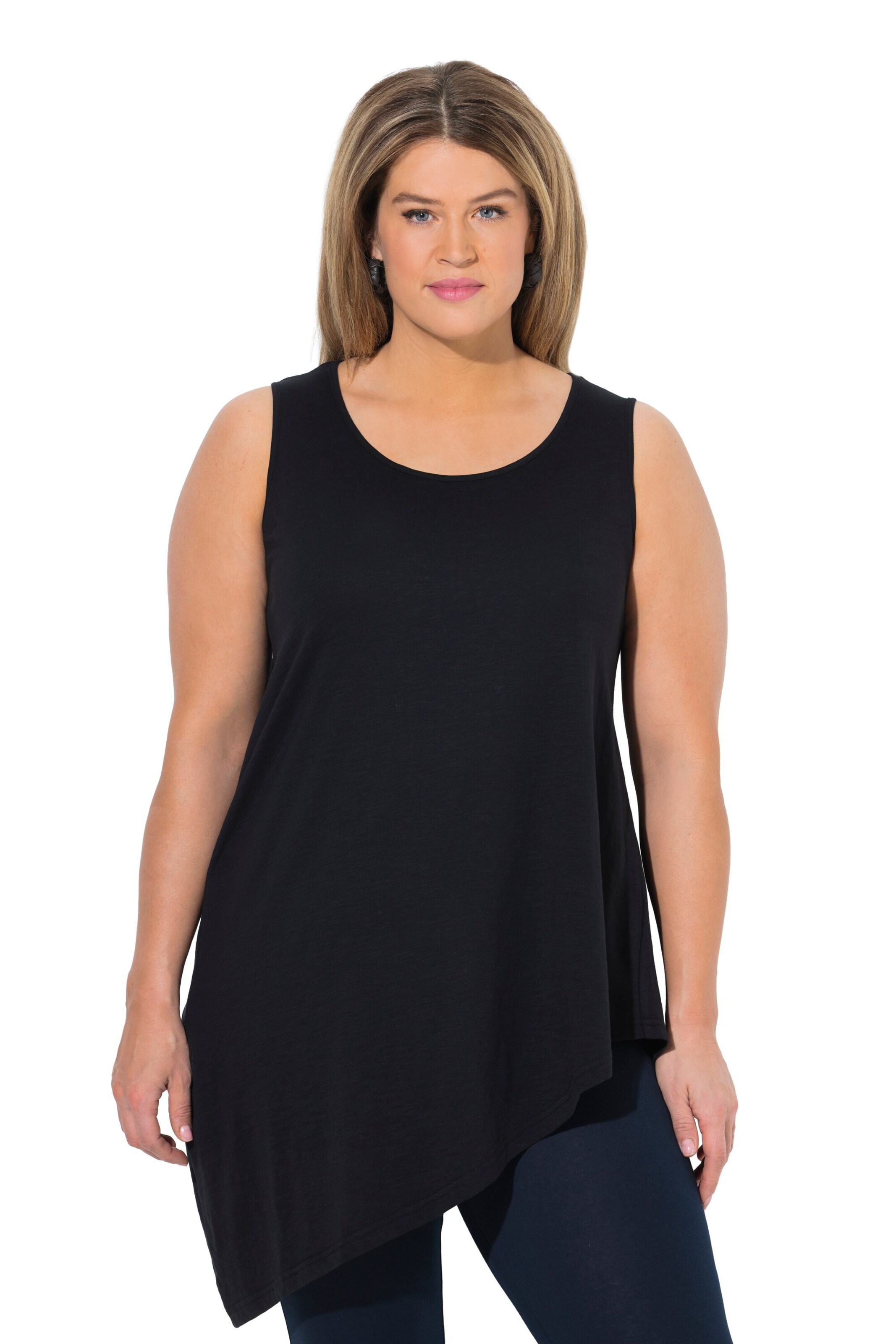 Ulla Popken Shirt in Schwarz: Vorderseite