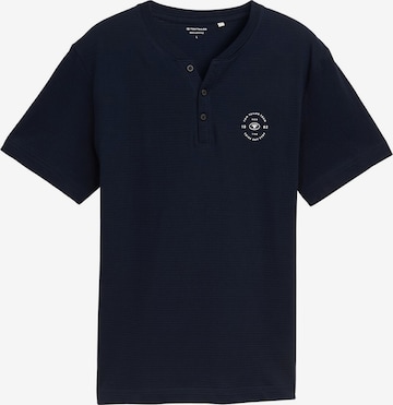 TOM TAILOR Shirt in Blauw: voorkant