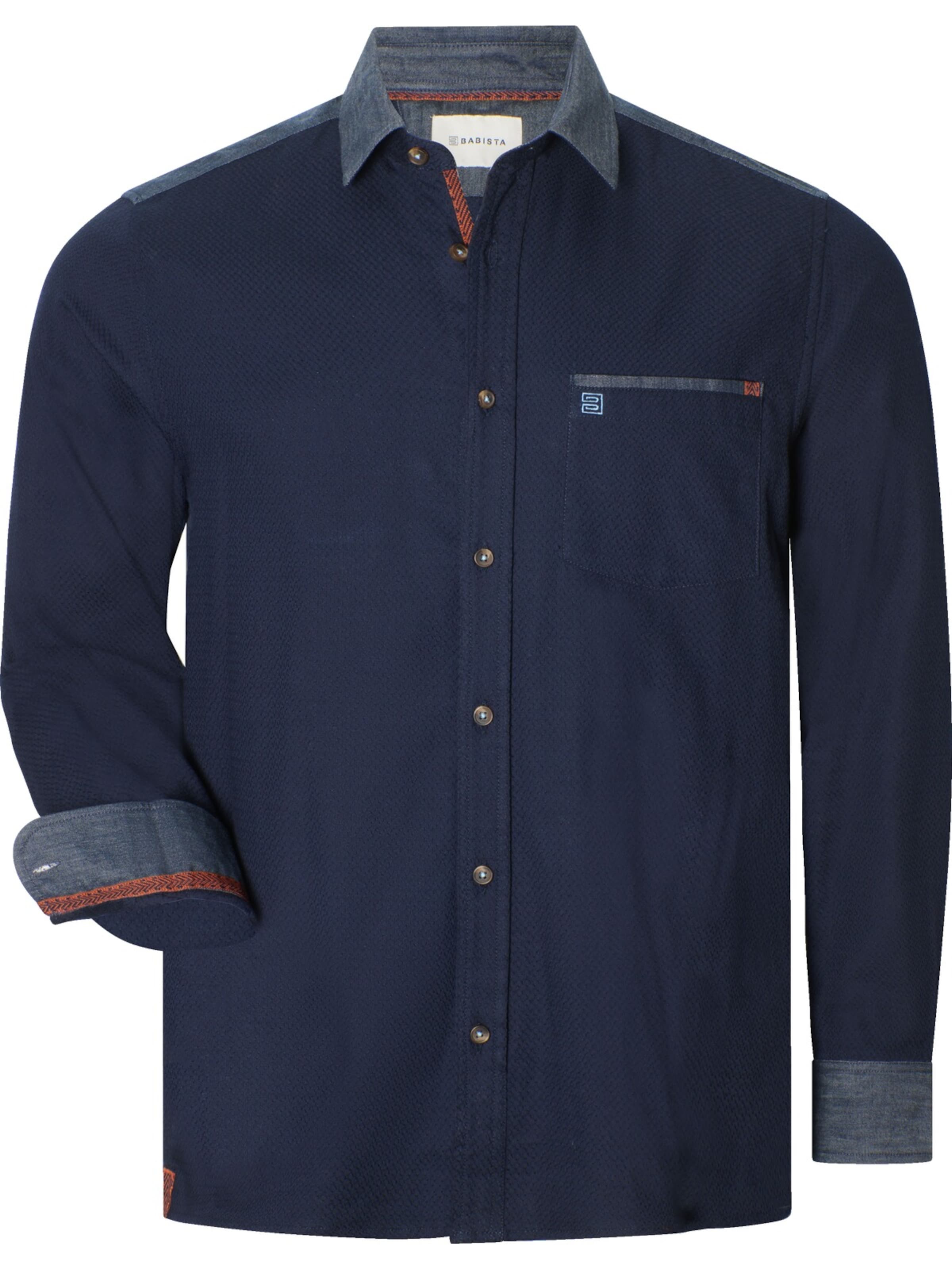 BABISTA Regular fit Button Up Shirt in Blue: front