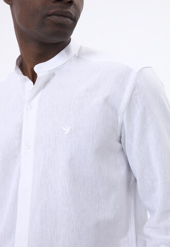Felix Hardy - Ajuste regular Camisa de negocios en blanco
