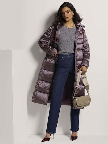 Manteau d’hiver MADELEINE en violet