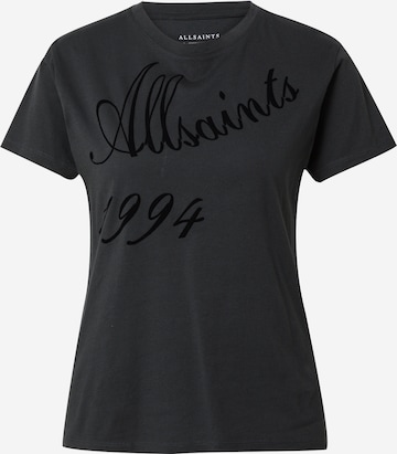 AllSaints Shirt 'GRACE' in Zwart: voorkant