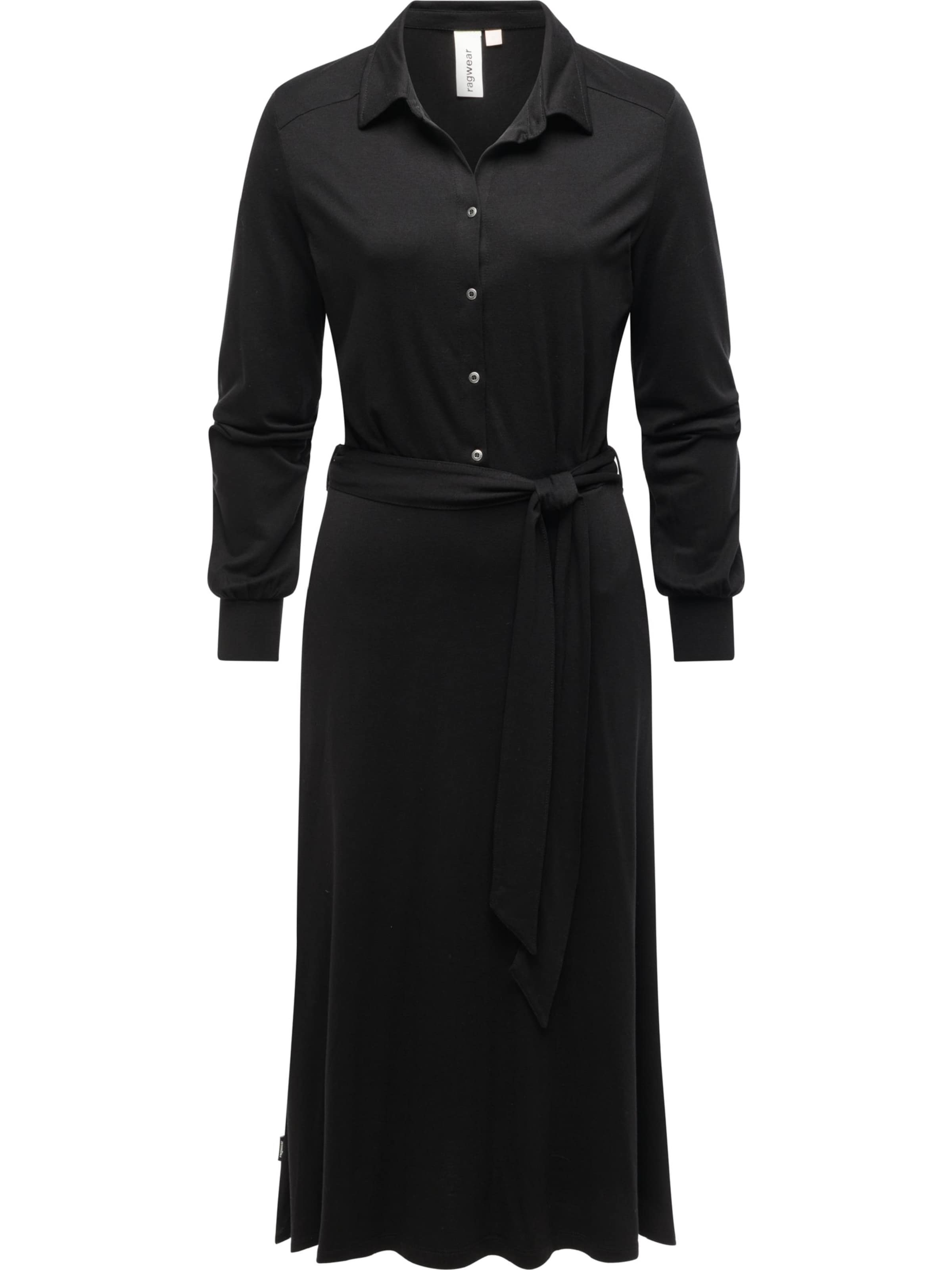 Ragwear Blousejurk 'Plantee' in Zwart: voorkant