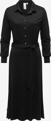 Ragwear Shirt Dress 'Plantee' in Black: front
