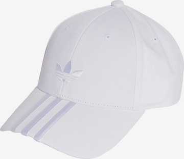 ADIDAS ORIGINALS Cap in Weiß: Vorderseite