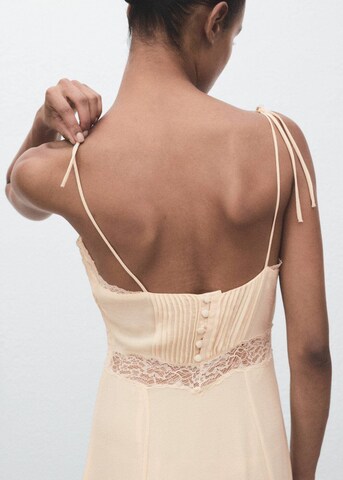 MANGO Dress 'Garbo' in Beige