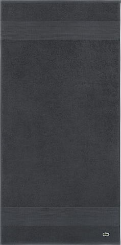 LACOSTE Handtuch 'LLECROCO' in Schwarz: Vorderseite