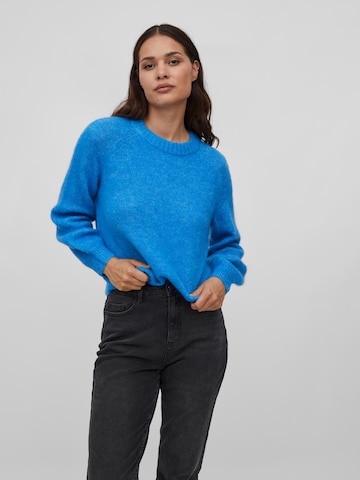 Pull-over 'Amina' VILA en bleu : devant