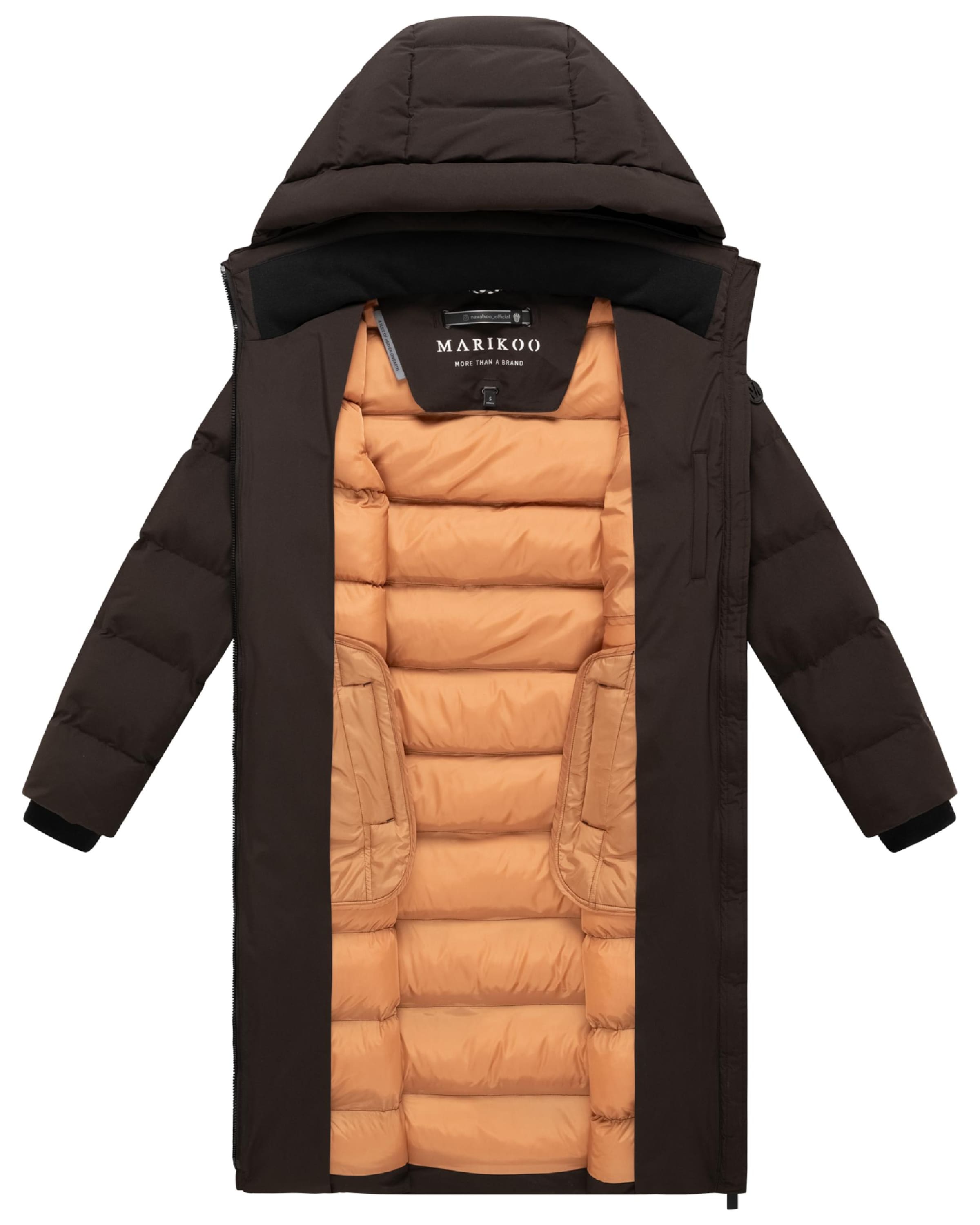 Manteau fonctionnel 'Harukaa 16' MARIKOO en marron