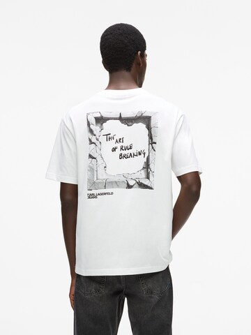 KARL LAGERFELD JEANS Bluser & t-shirts i hvid: forside