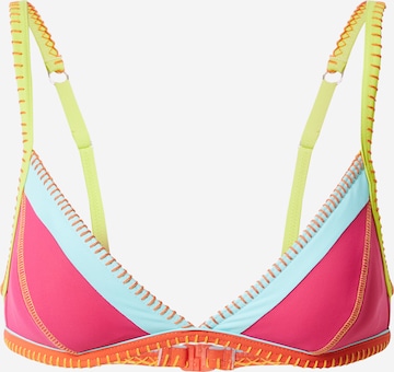 Banana Moon Triangle Bikini Top in Mixed colors: front