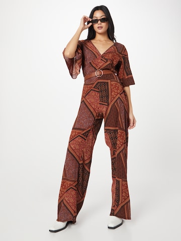 Nasty Gal - Jumpsuit en marrón