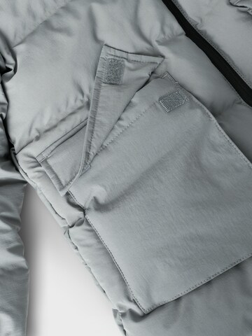 NAME IT Winter Jacket 'NKMMUSCLE' in Grey