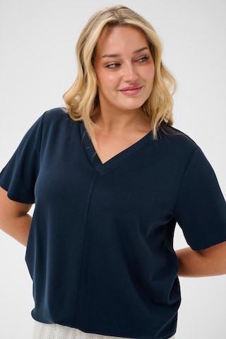 KAFFE CURVE - Camiseta 'KCAnnia' en azul