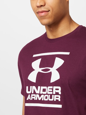 UNDER ARMOUR Functioneel shirt 'Foundation' in Lila