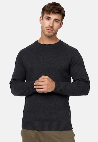 INDICODE JEANS Pullover 'Massum' in Grau: predná strana