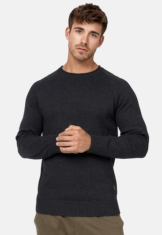 INDICODE JEANS Sweater 'Massum' in Grey: front