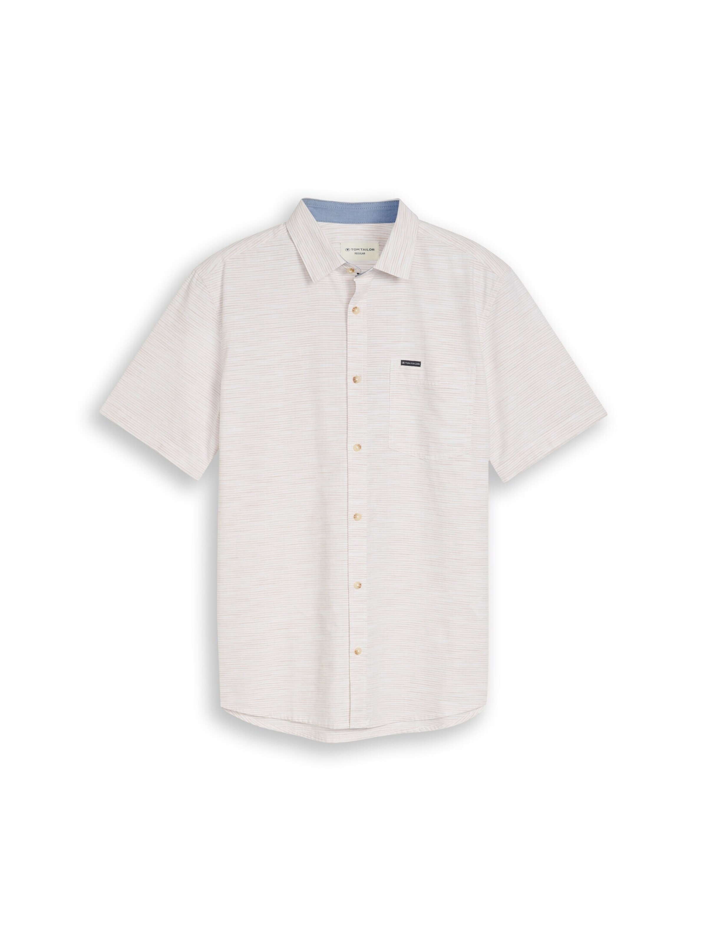 TOM TAILOR Regular fit Overhemd in Wit: voorkant