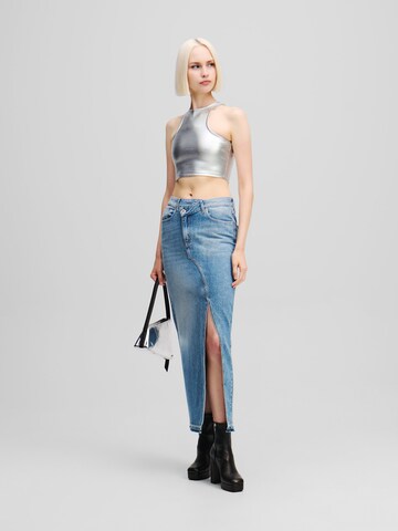 KARL LAGERFELD JEANS Топ в Серебристый