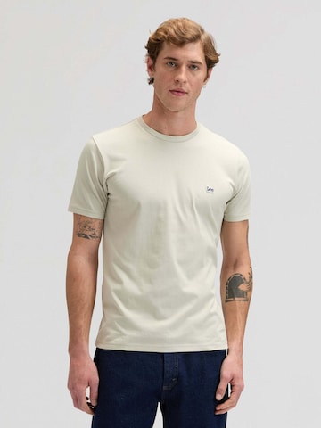 Lee Shirt 'Shortsleeve Patch Logo' in Beige: front
