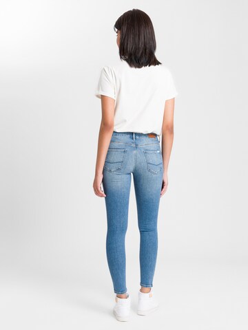 Cross Jeans Skinny Jeans ' Giselle ' in Blau