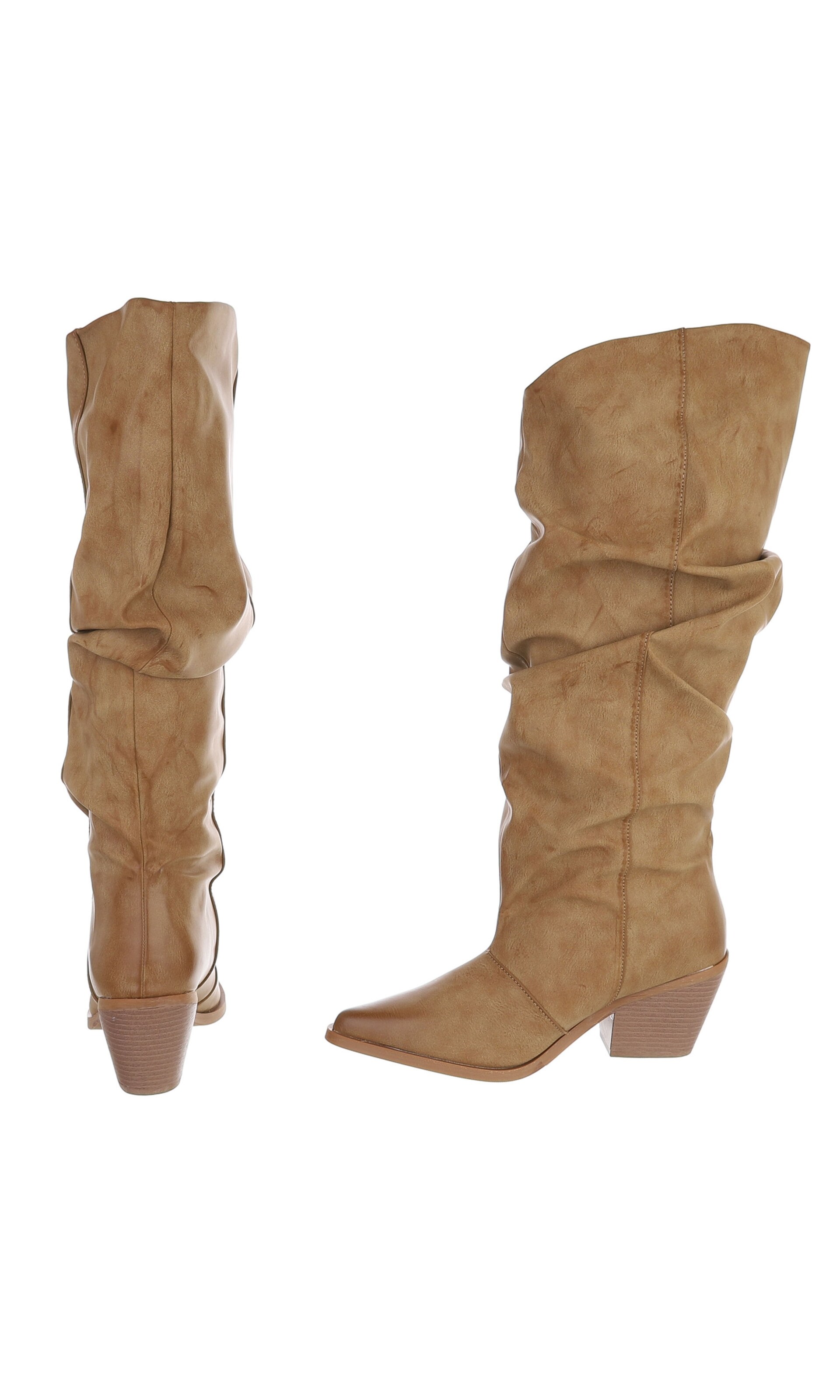Ital-Design Cowboystiefel in Braun