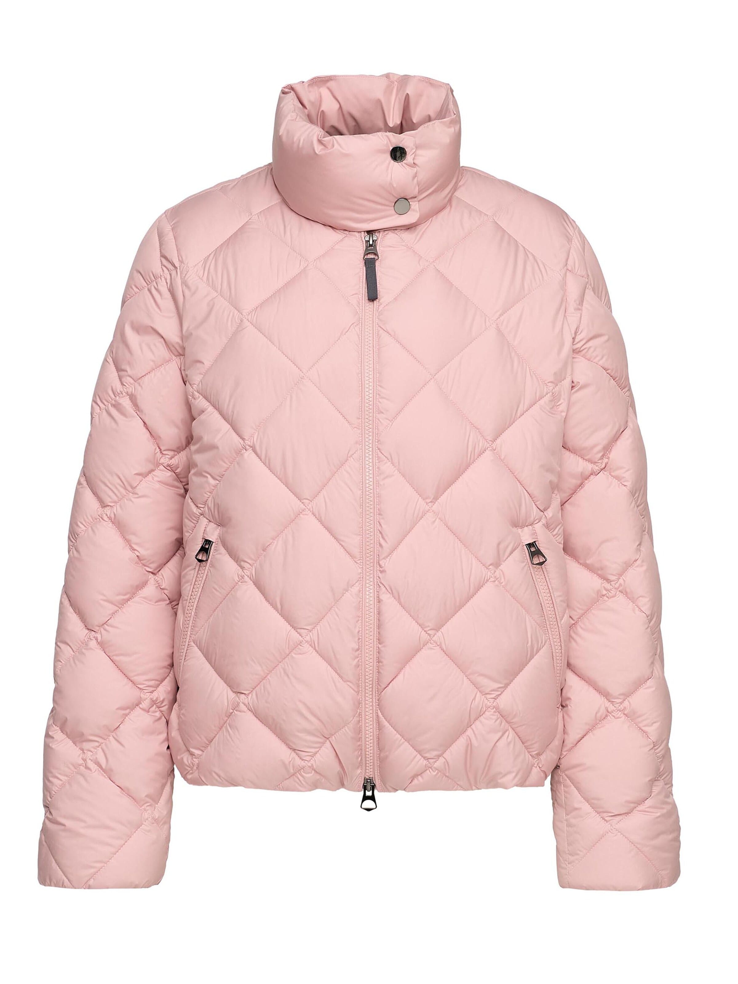 MANISA Between-season jacket 'Steppjacke' in Pink: front