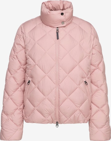 MANISA Between-season jacket 'Steppjacke' in Pink: front