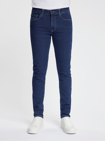 Maskovick Slimfit Jeans 'MASKOVICK - Heren Jeans - Slim Fit - Milano – Stretch - Denim Broek' in Blauw: voorkant