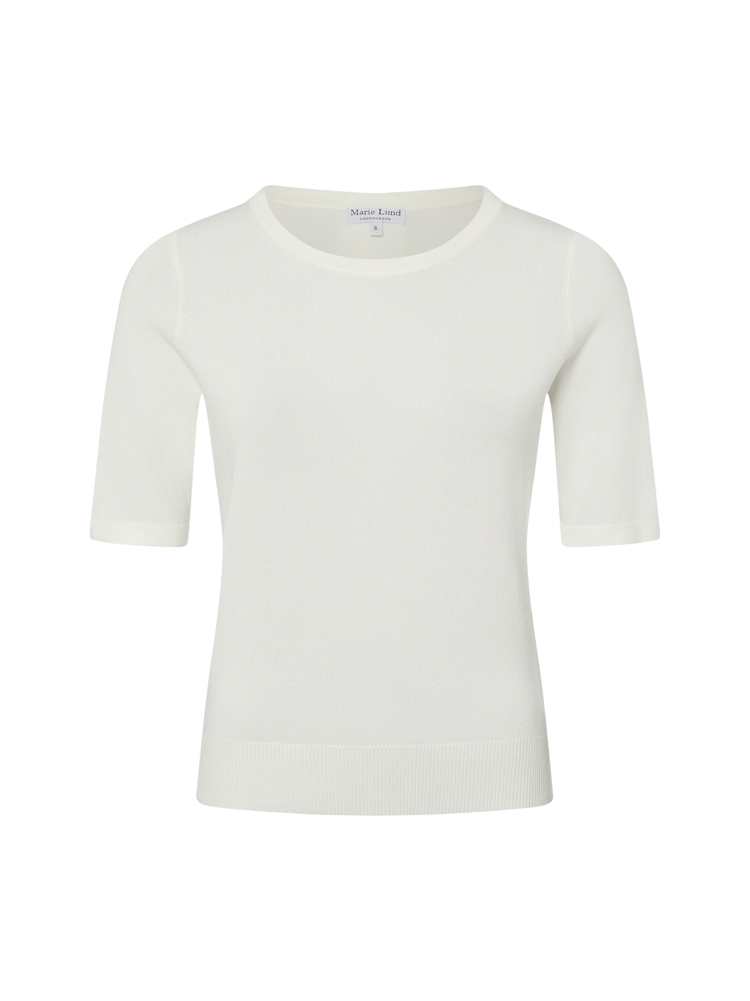 Marie Lund Sweater in White: front