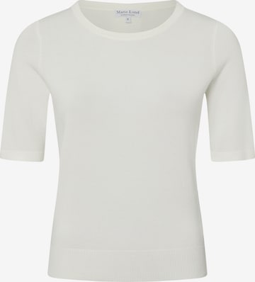 Marie Lund Pullover in Weiß: Vorderseite