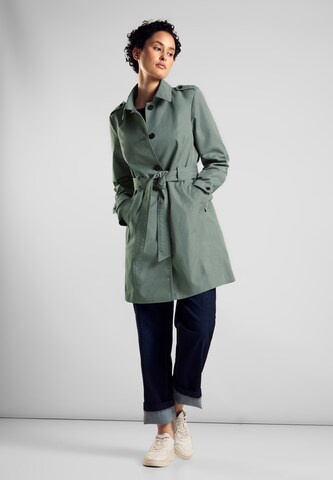 STREET ONE Between-Seasons Coat in Green