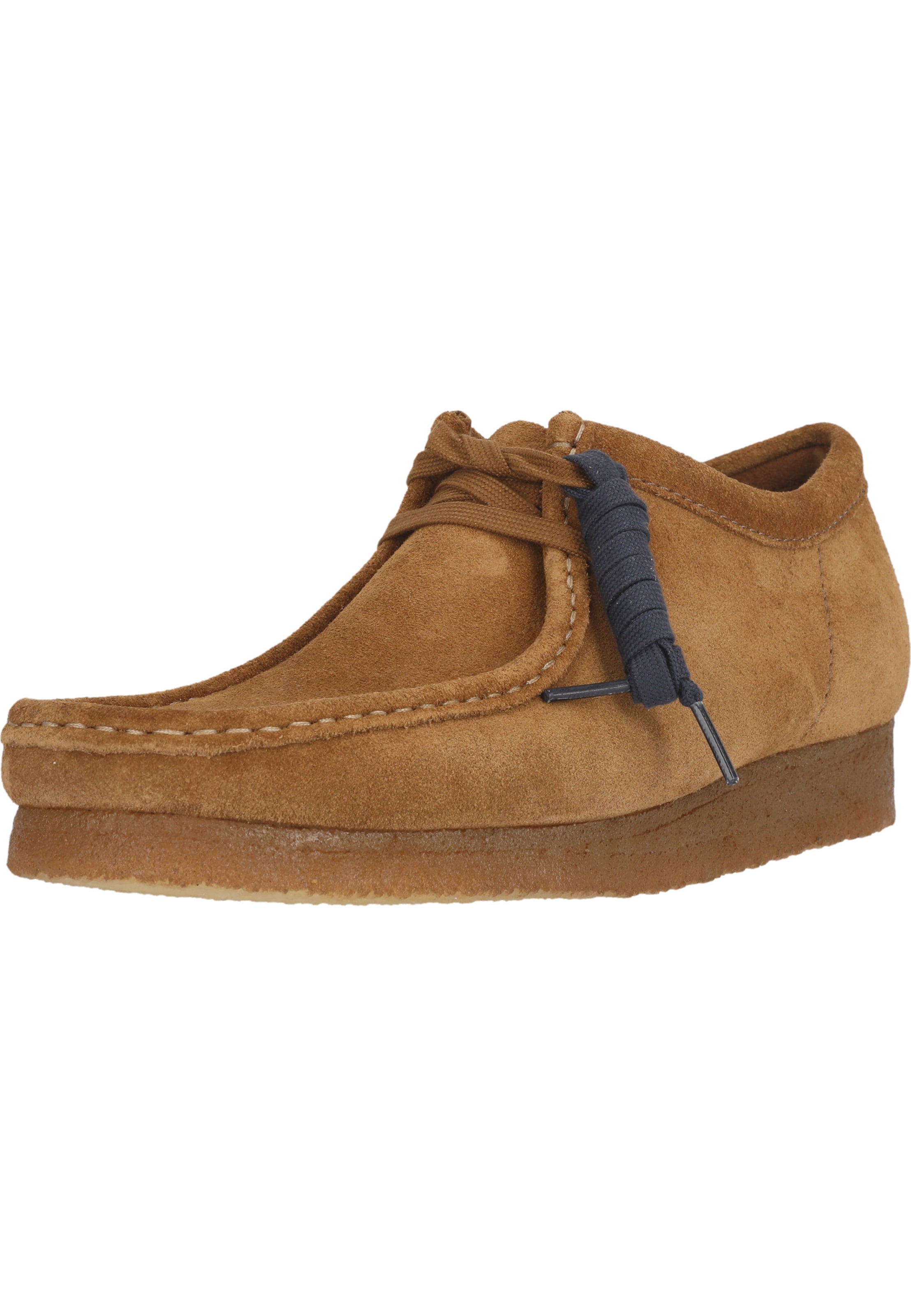 CLARKS Schnürschuhe 'Wallabee Cola' in Beige: Vorderseite