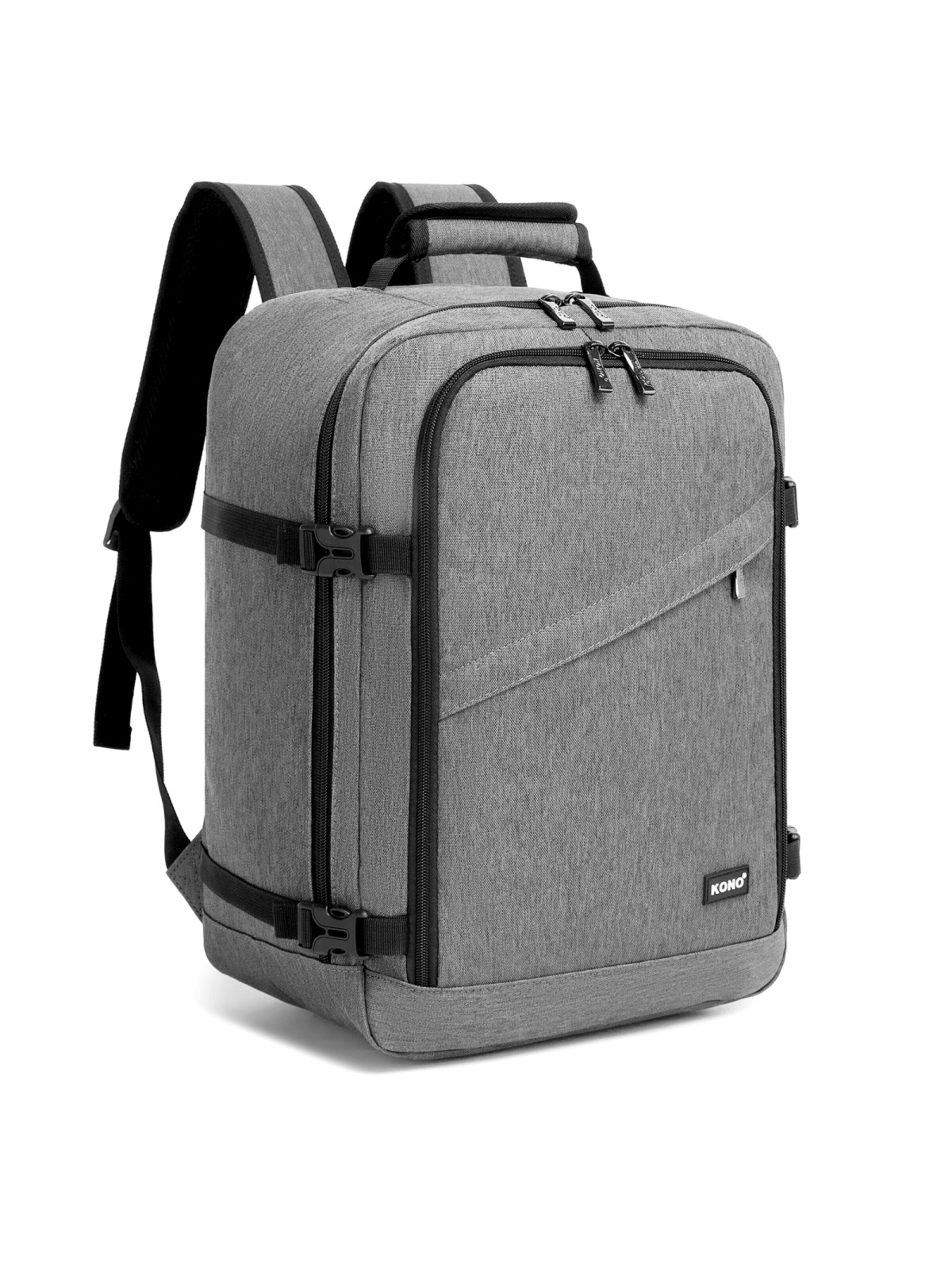 Kono Rucksack‌‌‌‌‌ in Grau: Vorderseite