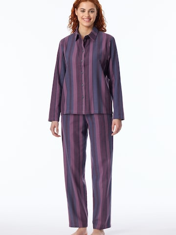SCHIESSER Pyjama in Lila